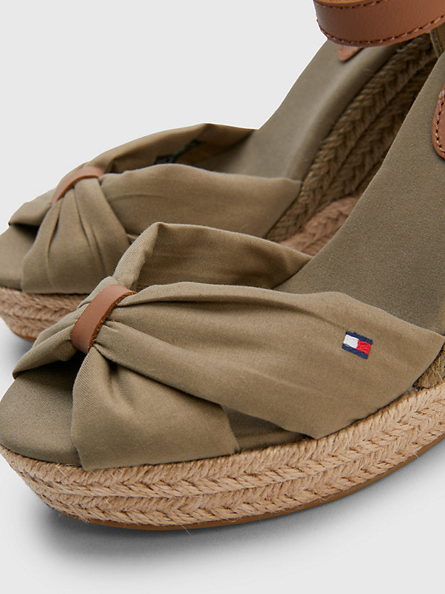 Tommy Hilfiger zelene ženske espadrile sa platformom-[SKU]