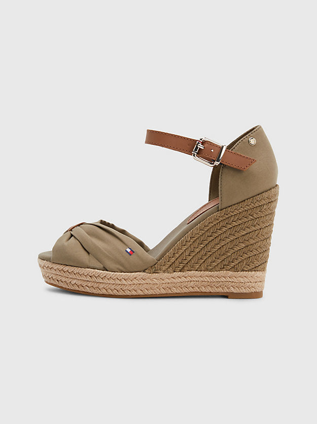 Tommy Hilfiger zelene ženske espadrile sa platformom-[SKU]