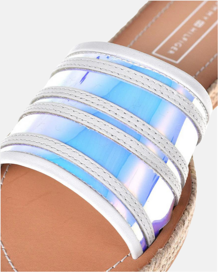 Tommy Hilfiger bijele ženske papuče s prugama1