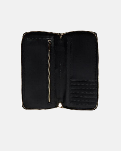 Tommy Hilfiger crni ženski novčanik sa monogram uzorkom-[SKU]