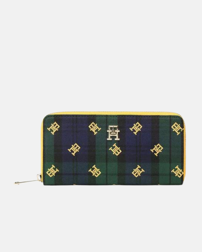 Tommy Hilfiger mix ženski novčanik s tartan uzorkom-[SKU]