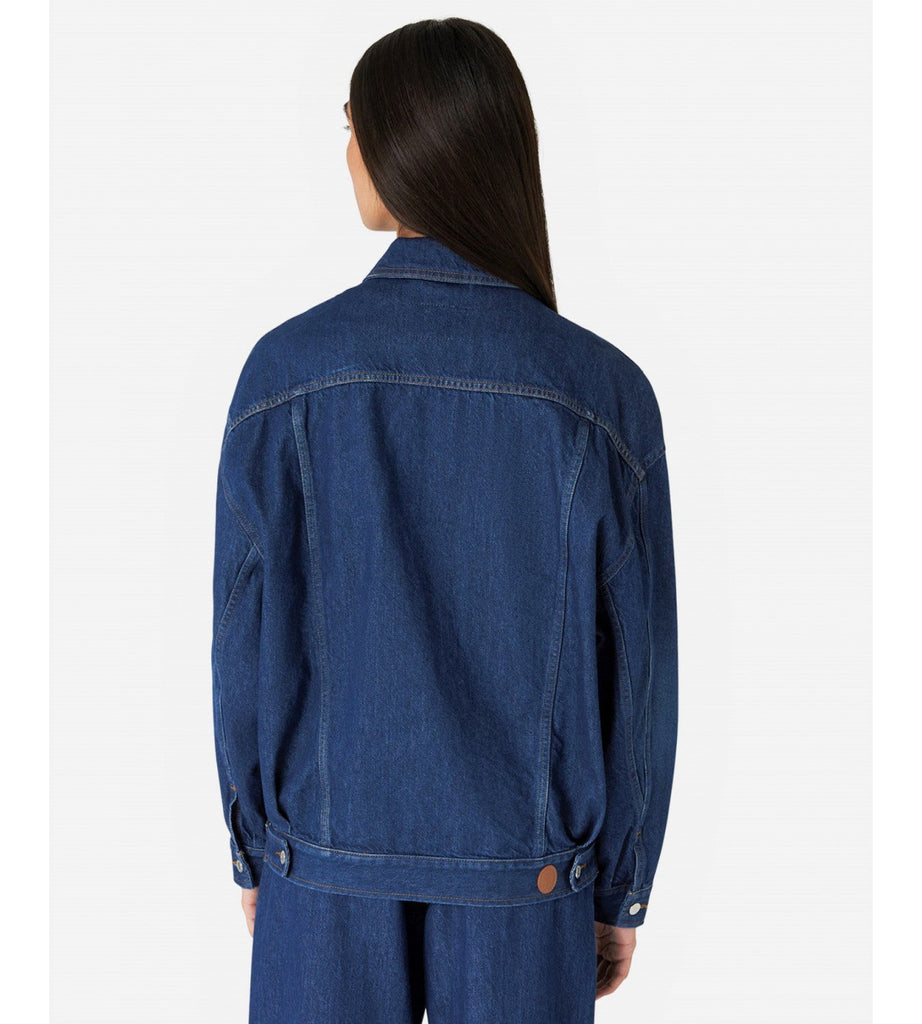 Trussardi plava ženska jakna sa džepovima