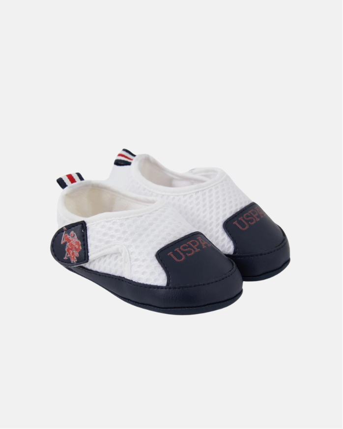 U.S. Polo Assn. bijele mrežaste patike za bebe-[SKU]