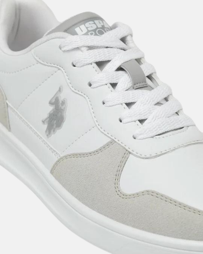 U.S. Polo Assn. bijele ženske patike sa sivim detaljima-[SKU]