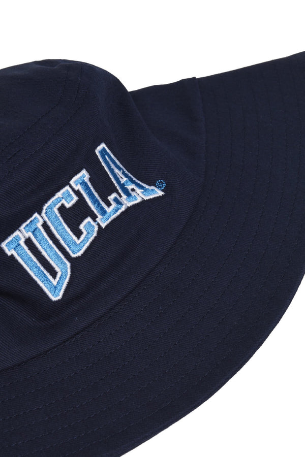 UCLA teget plava unisex šešir bucket sa svijetlo plavim UCLA natpisom