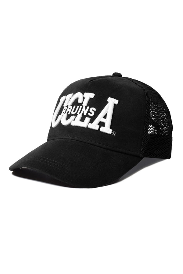 UCLA crna unisex trucker kapa s mrežicom i UCLA Bruins natpisom