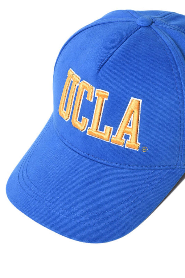 UCLA plava unisex kapa sa žutim UCLA vezom i Bruins natpisom pozadi