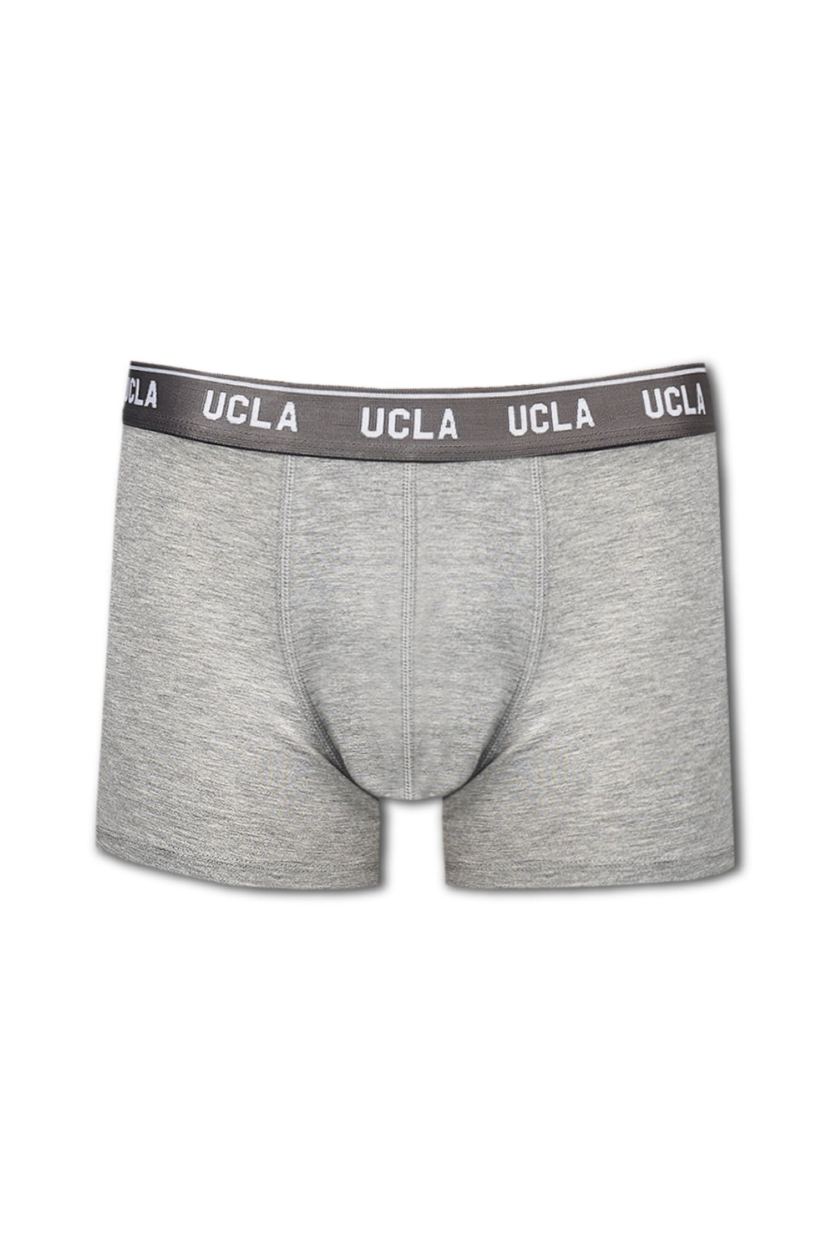 UCLA sivi melanž muški donji veš bokserice s UCLA natpisom na pojasu