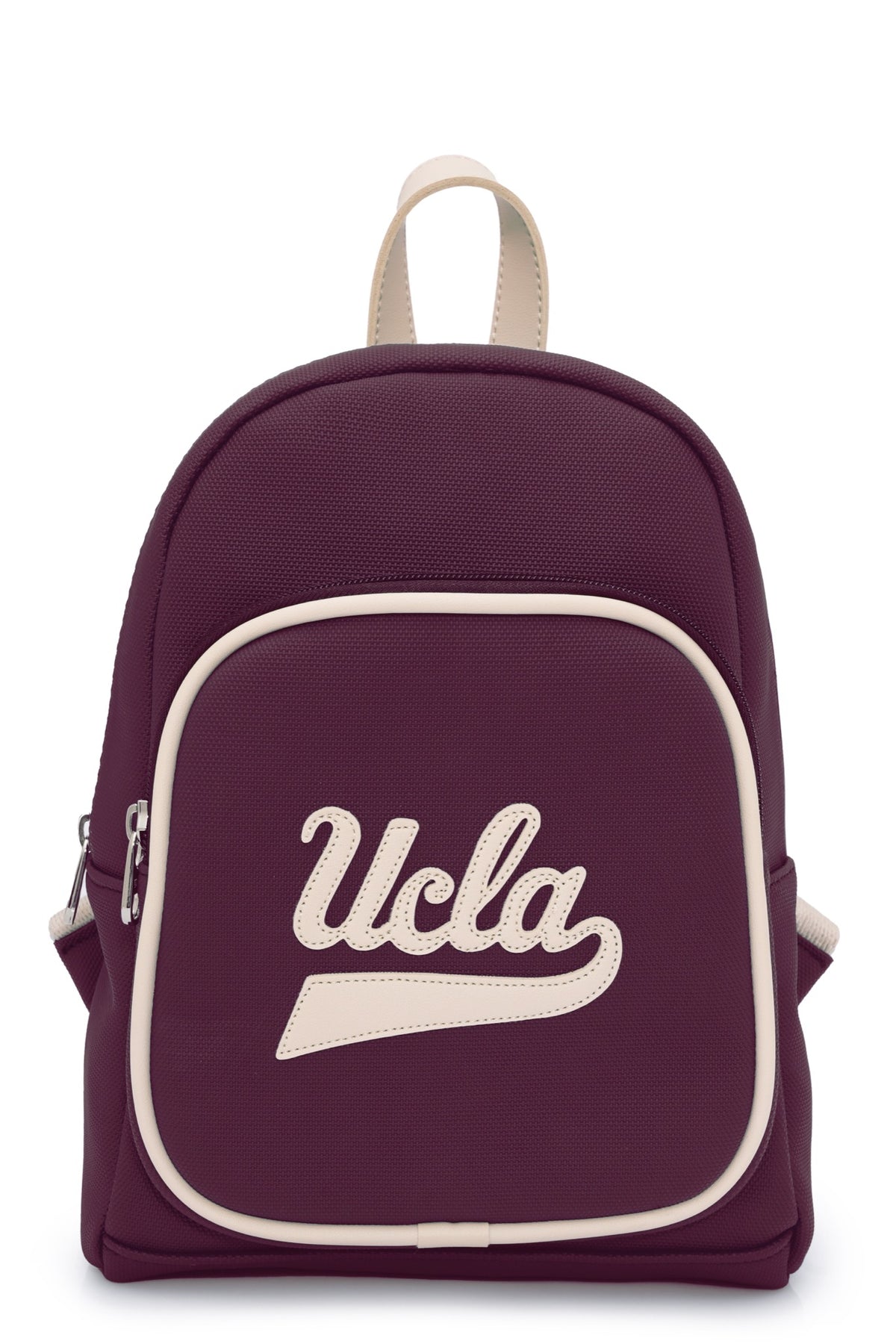 UCLA bordo ženska torba ruksak s krem UCLA natpisom