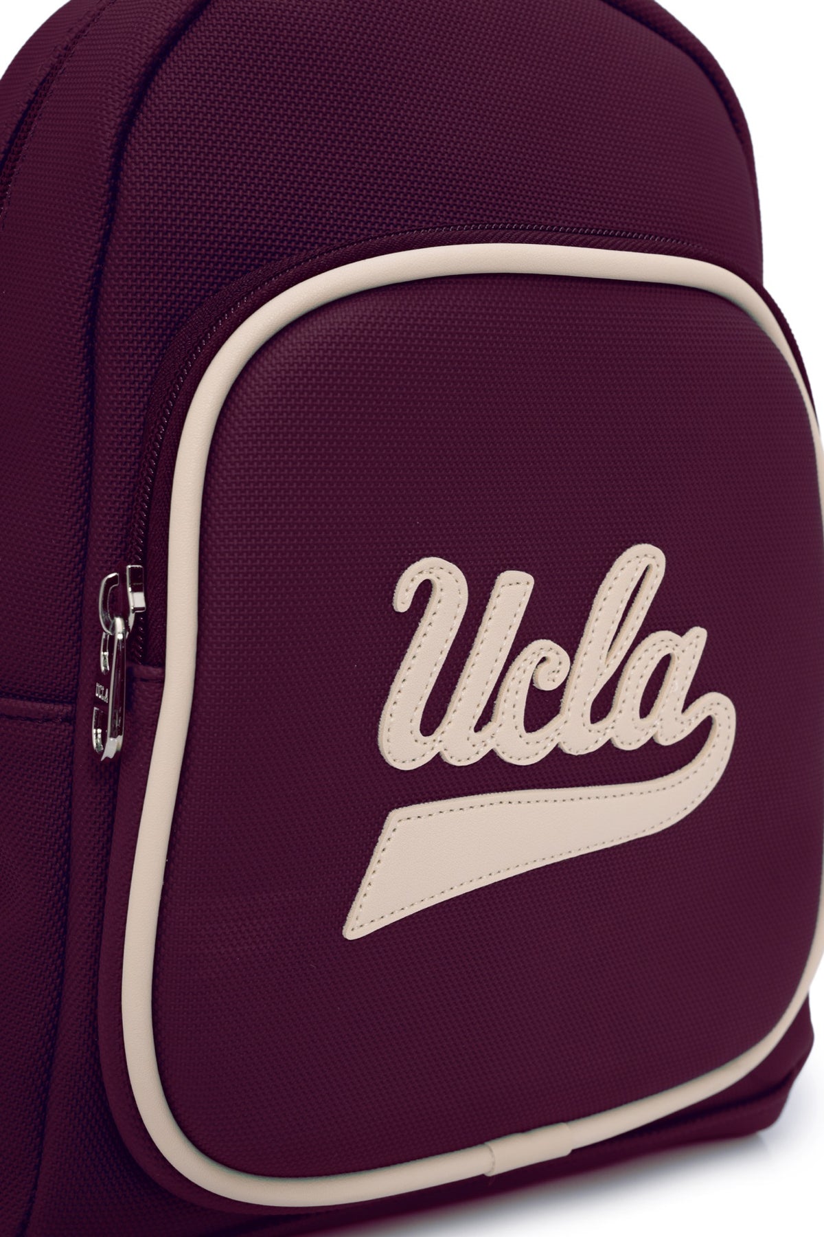 UCLA bordo ženska torba ruksak s krem UCLA natpisom