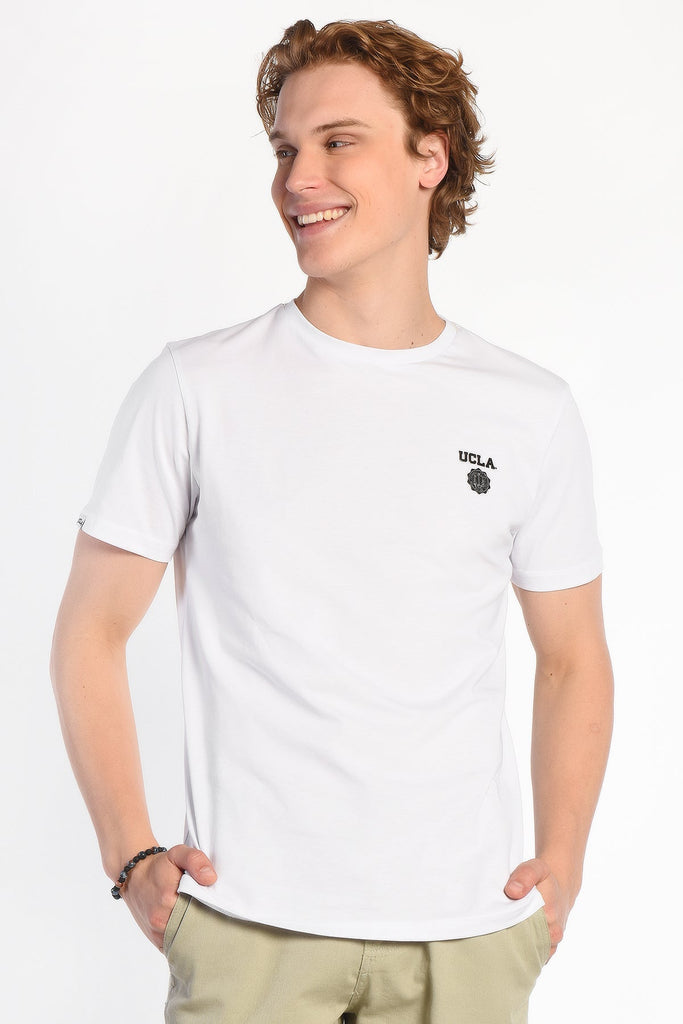 UCLA bijela muška majica s okruglim izrezom