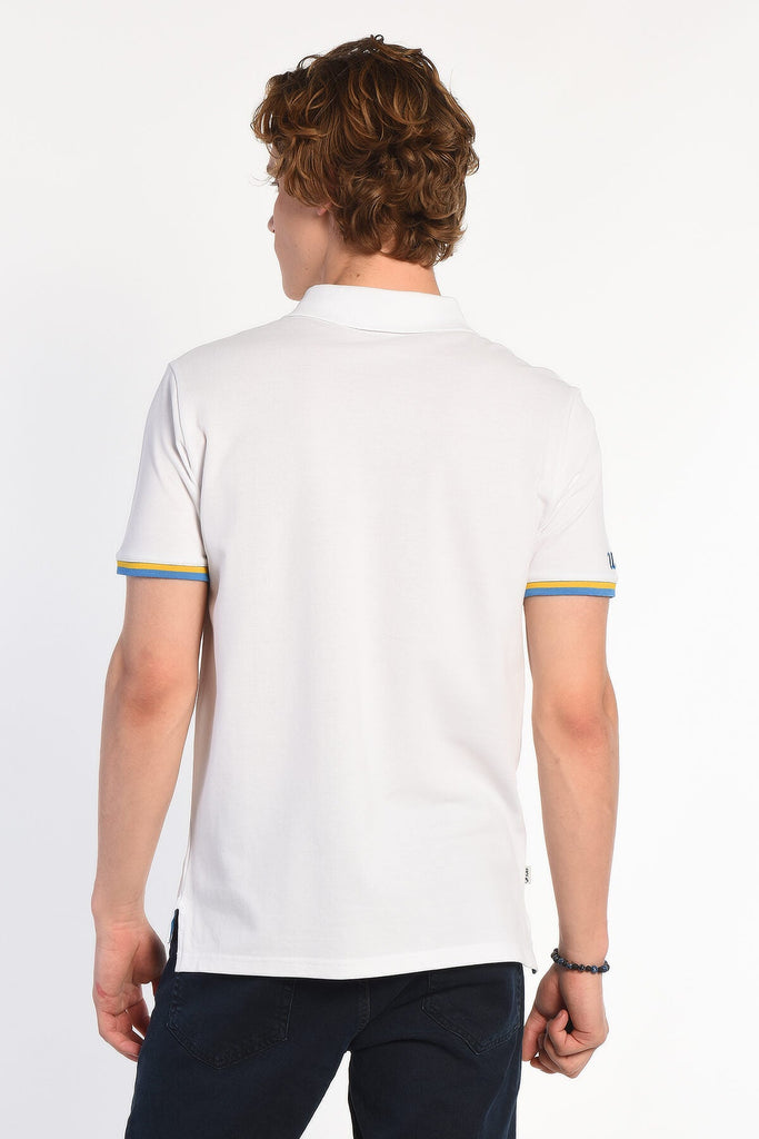 UCLA bijela muška polo majica (10110-BRIGHT WHITE) 4