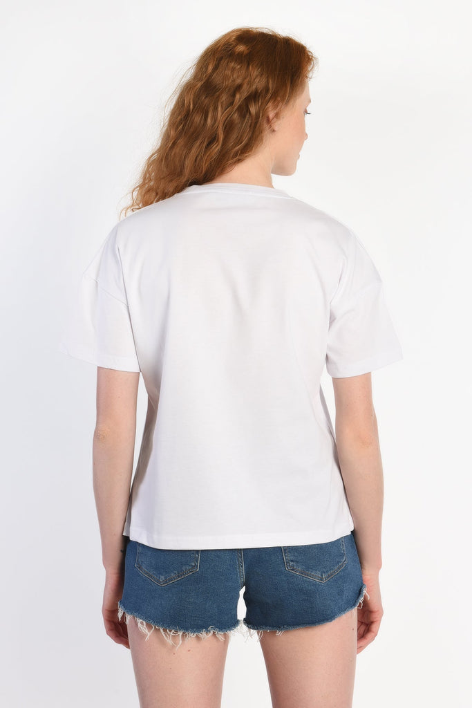 UCLA bijela ženska majica (10091-BRIGHT WHITE) 2