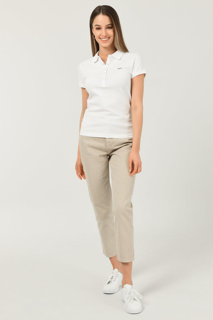 UCLA bijela ženska polo majica (10121-BRIGHT WHITE) 3