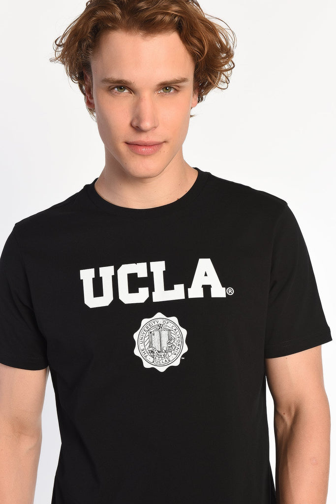 UCLA crna muška majica sa velikim prednjim natpisom