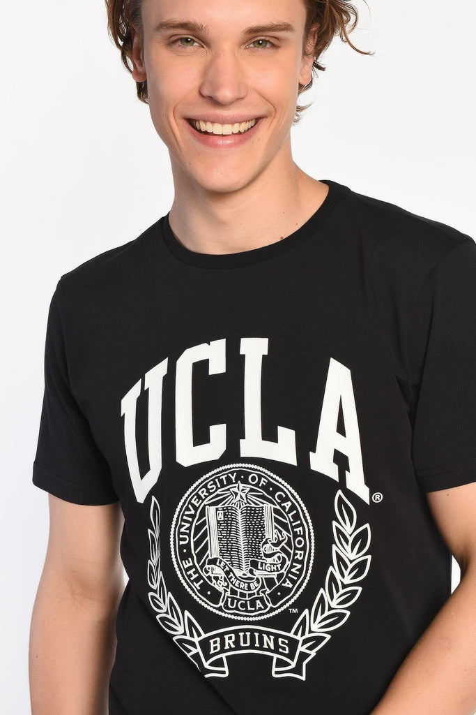 UCLA crna muška majica s velikim prednjim natpisom