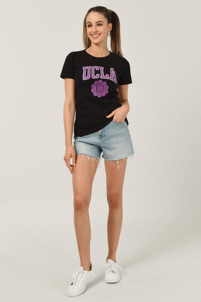 UCLA crna ženska majica (10112-BLACK) 3