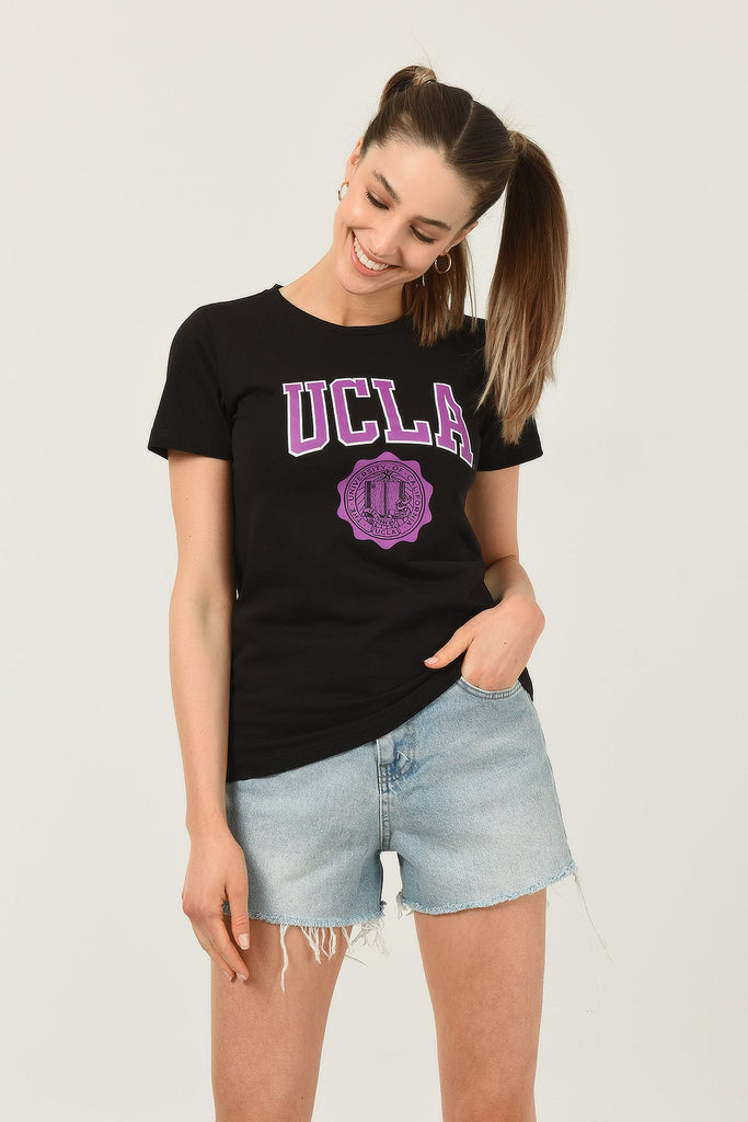 UCLA crna ženska majica (10112-BLACK) 5