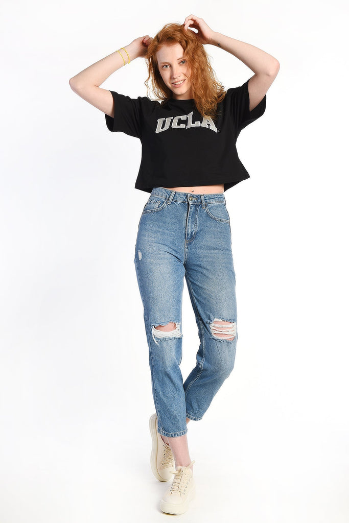 UCLA crna ženska majica (10175-BLACK) 2