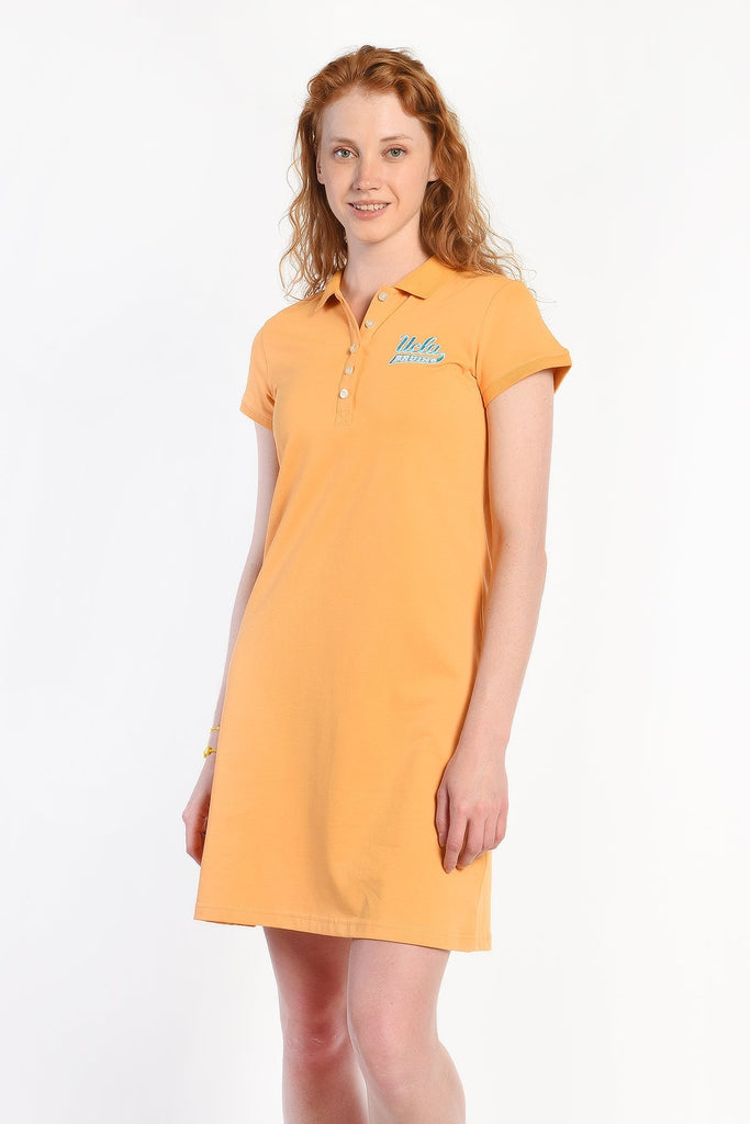 UCLA narandžasta ženska haljina (10173-BUTTERSCOTCH) 2