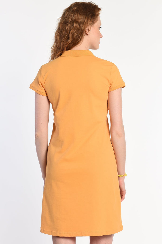 UCLA narandžasta ženska haljina (10173-BUTTERSCOTCH) 4