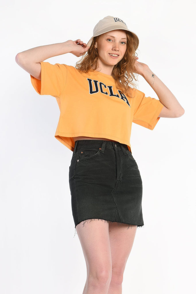 UCLA narandžasta ženska majica (10175-BUTTERSCOTCH) 3