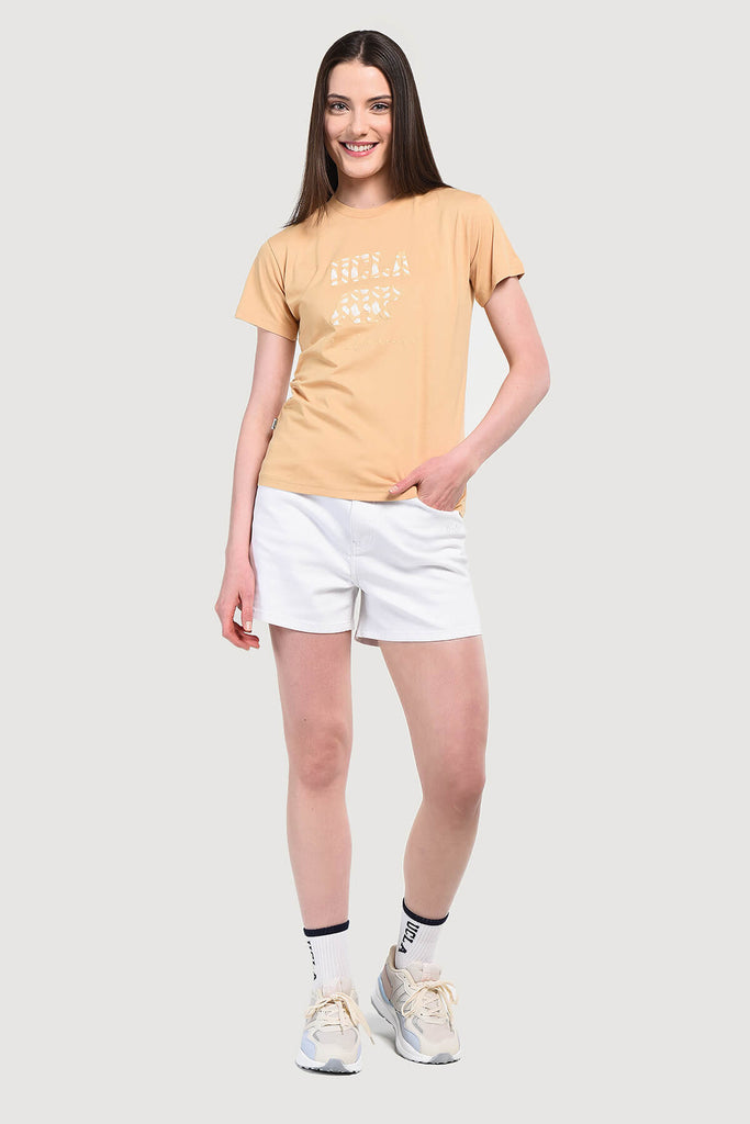 UCLA narandžasta ženska majica (10204-PARCHMENT) 1