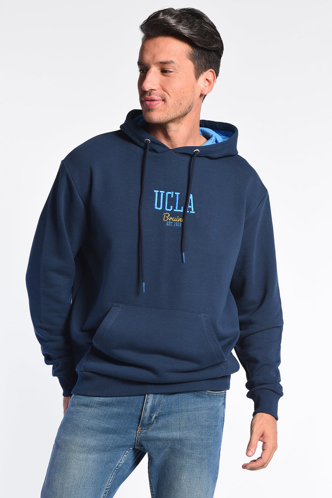 UCLA plava muška dukserica s kapuljačom i džepom