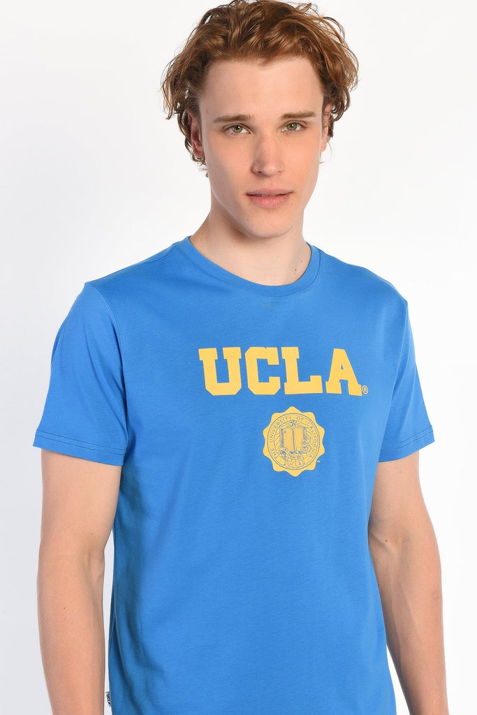 UCLA plava muška majica sa žutim natpisom