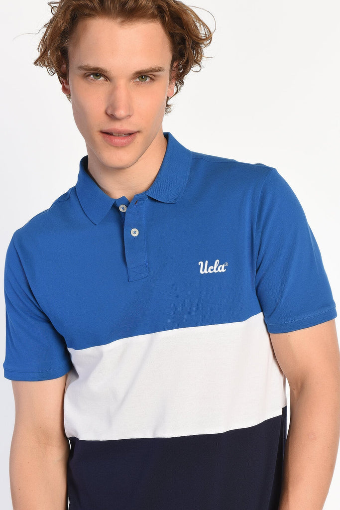 UCLA plava muška polo majica s prugama
