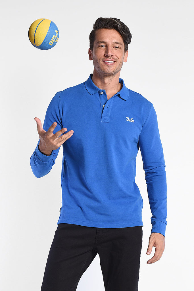 UCLA plava muška polo majica (10136-CLASSIC BLUE) 4