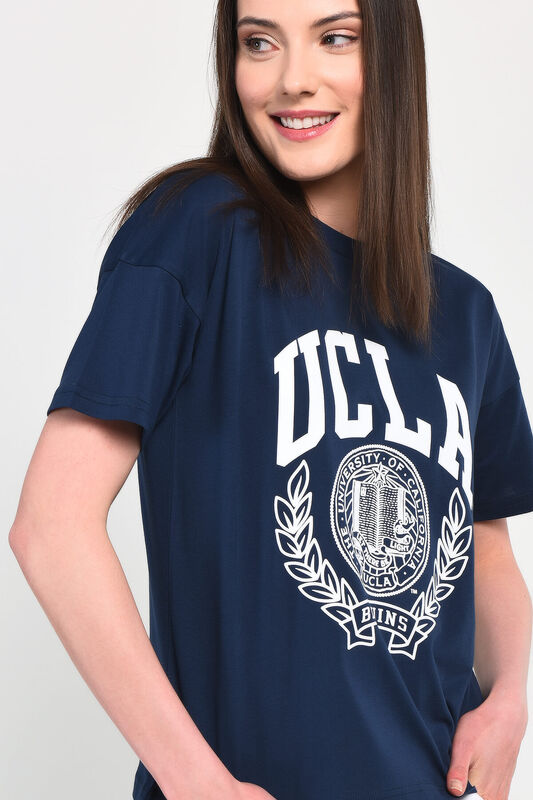 UCLA plava ženska majica s velikim natpisom