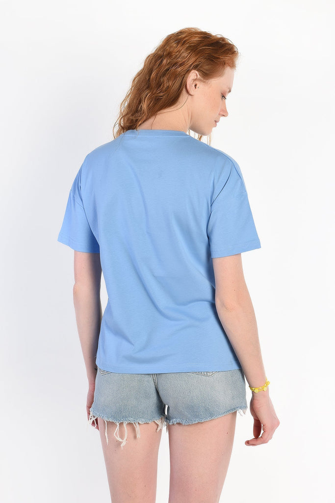 UCLA plava ženska majica (10091-ROBBIA BLUE) 4