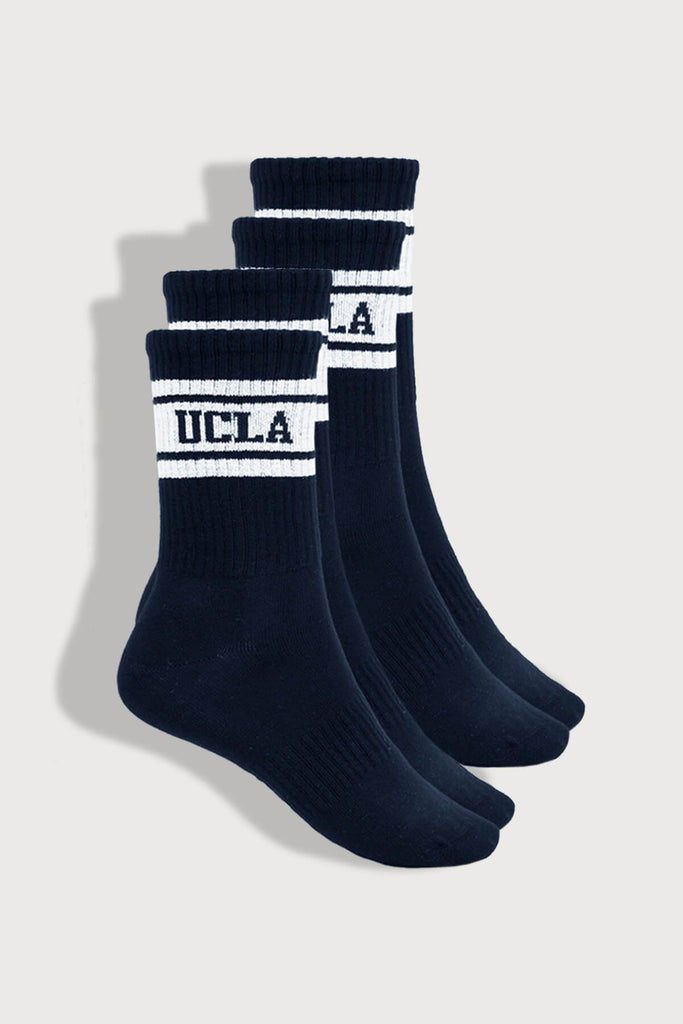 UCLA plave muške čarape sa sportskim prugama