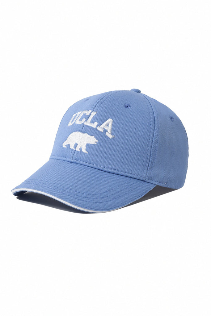 UCLA plavi kačket unisex sa bijelim slovima i obrubom