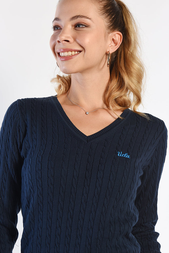 UCLA plavi ženski džemper (10145-NAVY) 3