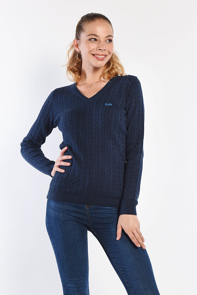 UCLA plavi ženski džemper (10145-NAVY) 4