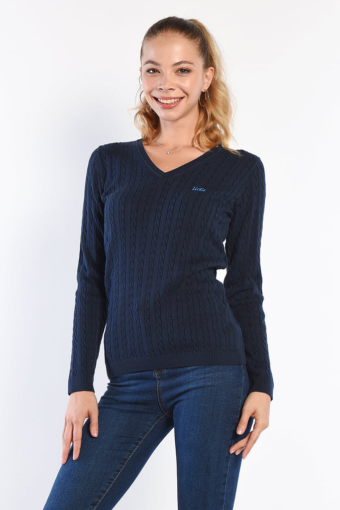UCLA plavi ženski džemper (10145-NAVY) 5