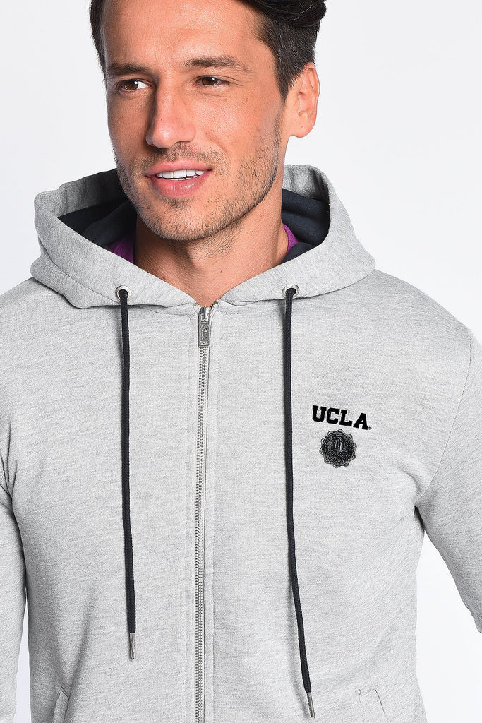 UCLA siva muška trenerka sa kapuljačom i džepovima