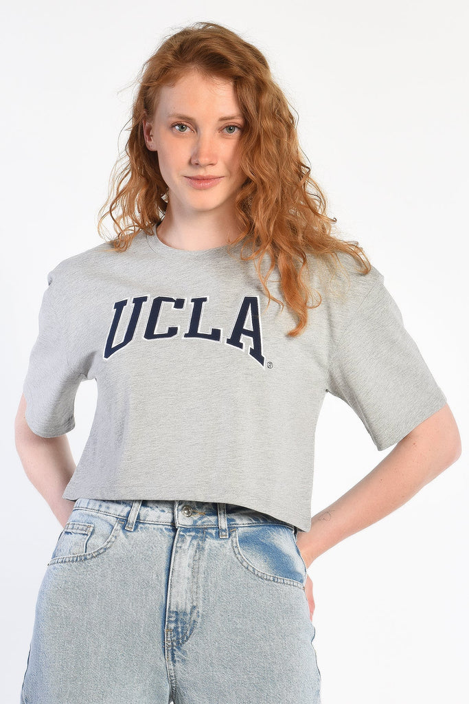 UCLA siva ženska majica s kratkim rukavima