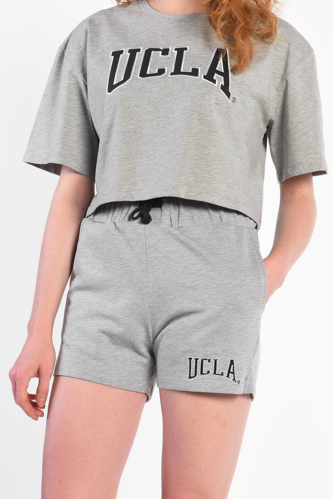 UCLA sivi ženski šorc (10172-GREY MARL) 4