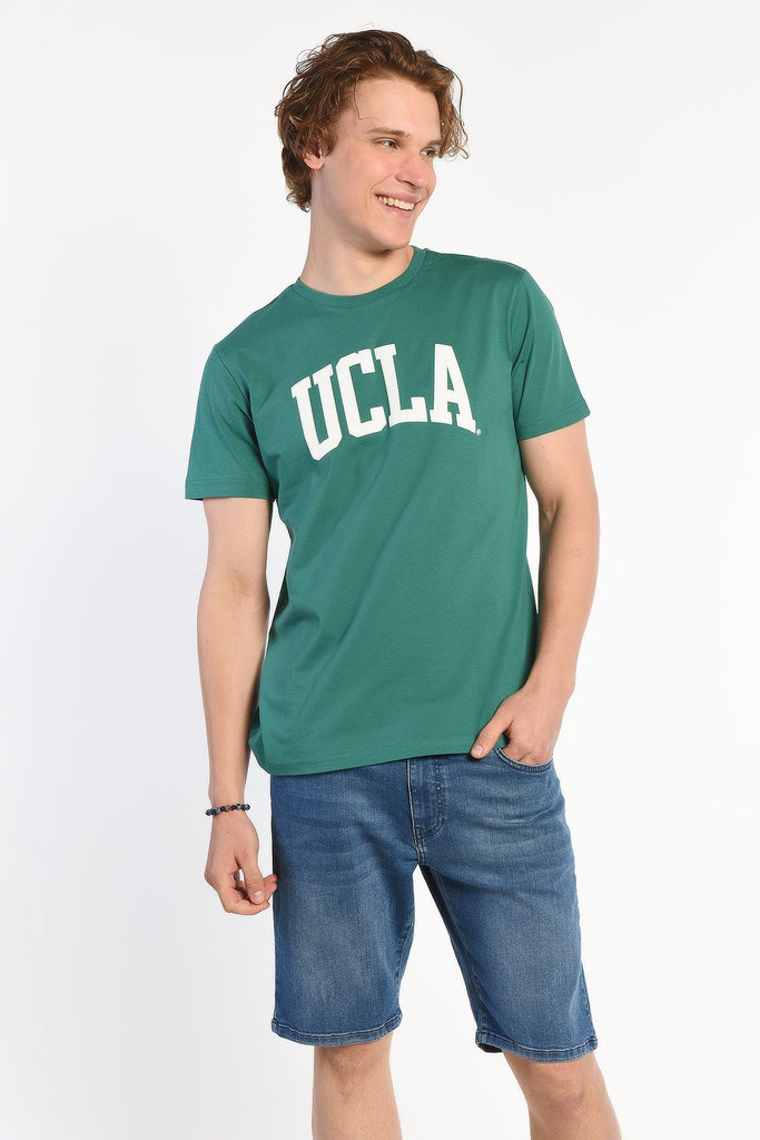 UCLA zelena muška majica s okruglim izrezom