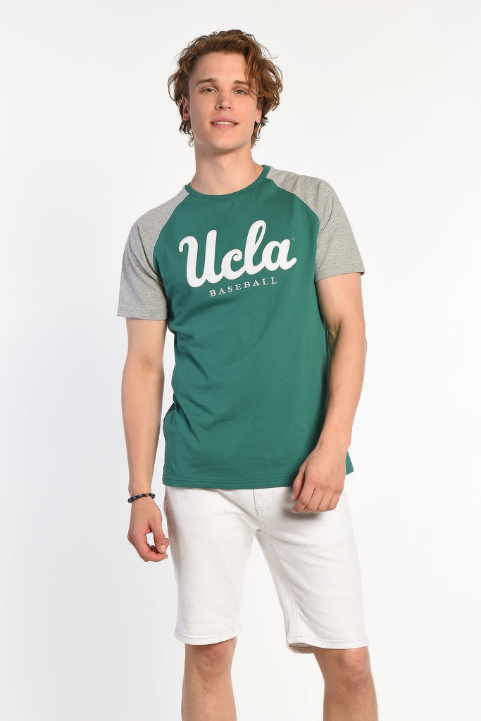UCLA zelena muška majica s raglan rukavima