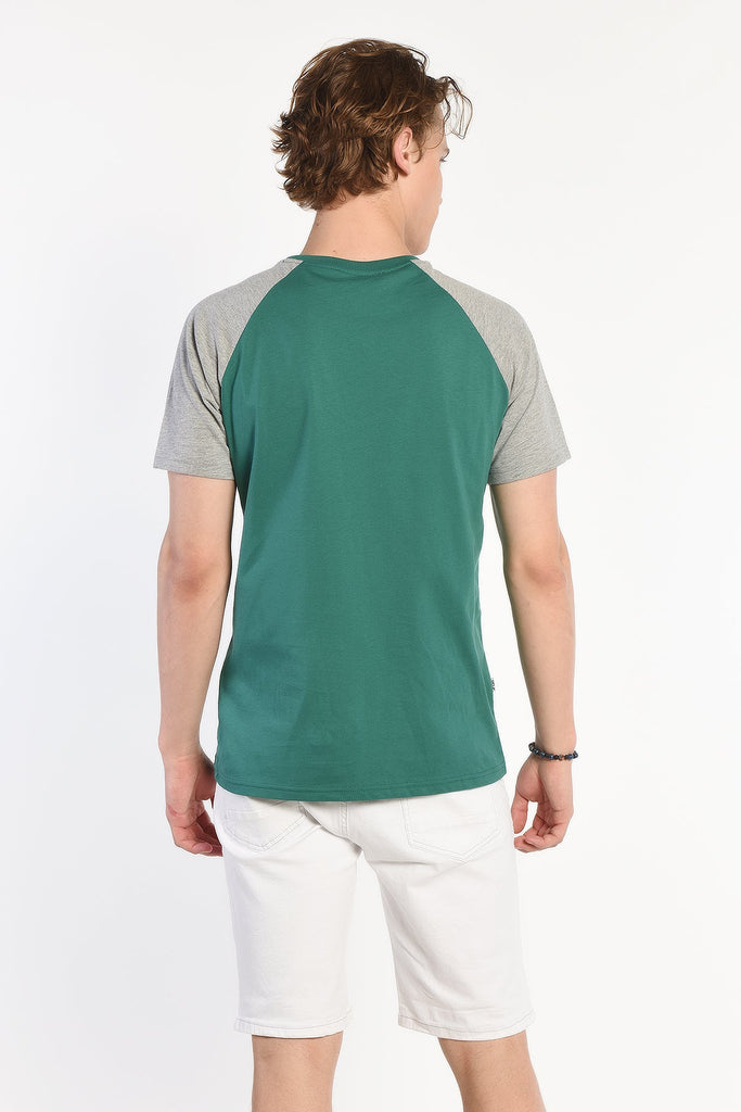 UCLA zelena muška majica s raglan rukavima