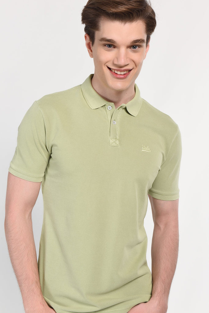 UCLA zelena muška polo majica (10207-BAYLEAF) 4