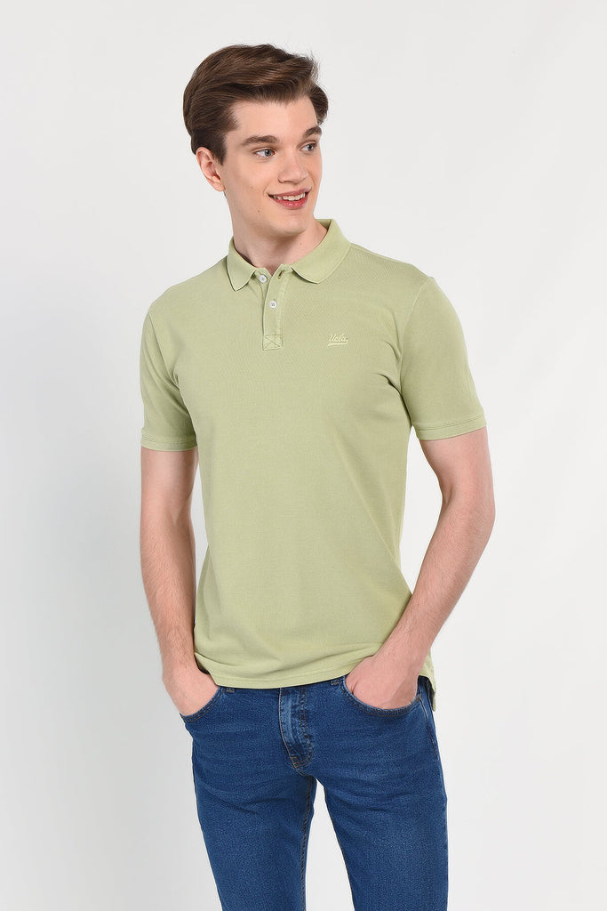UCLA zelena muška polo majica (10207-BAYLEAF) 1