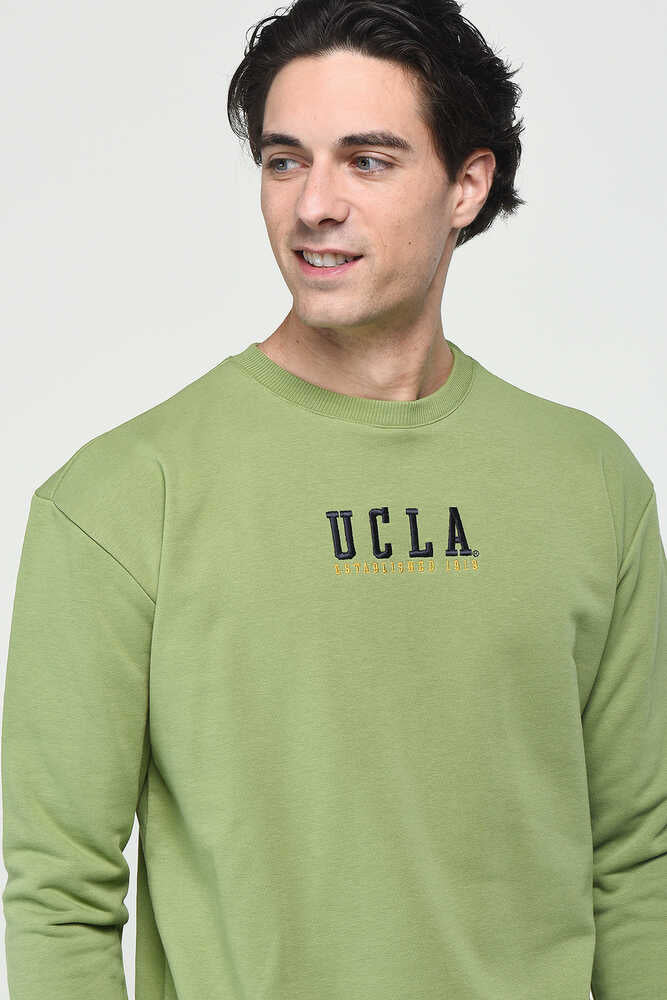 UCLA zelena muška trenerka sa okruglim izrezom