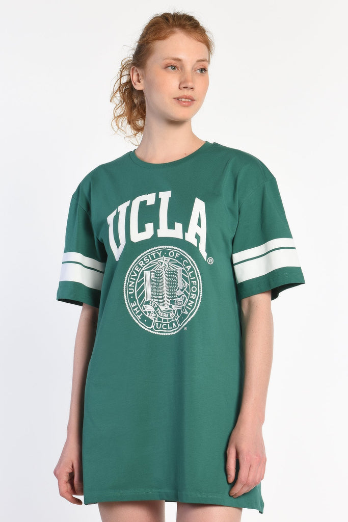 UCLA zelena ženska haljina (10178-EVERGREEN) 4