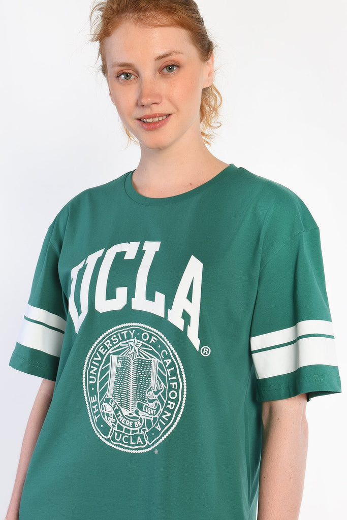 UCLA zelena ženska haljina (10178-EVERGREEN) 5