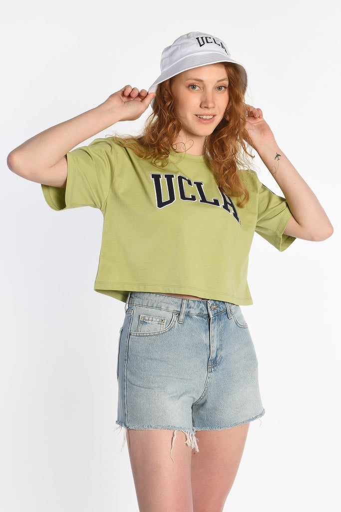 UCLA zelena ženska majica (10175-SAGE) 2